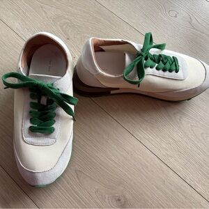 SOLD The Row Owen sneaker - ivory and green size 37